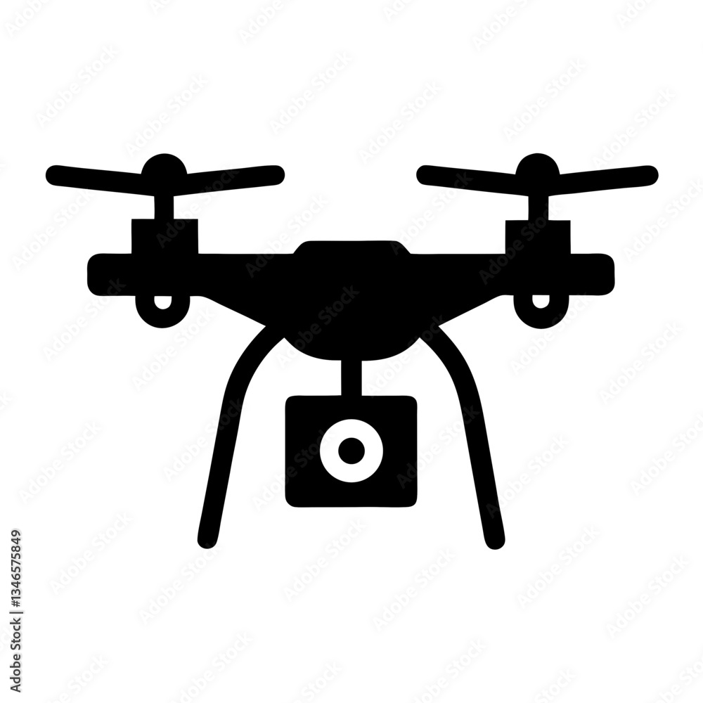 Silhouette of a man with a bicycle and a robotic vector illustration Silhouette of a man with a bicycle and a robotic vector illustration