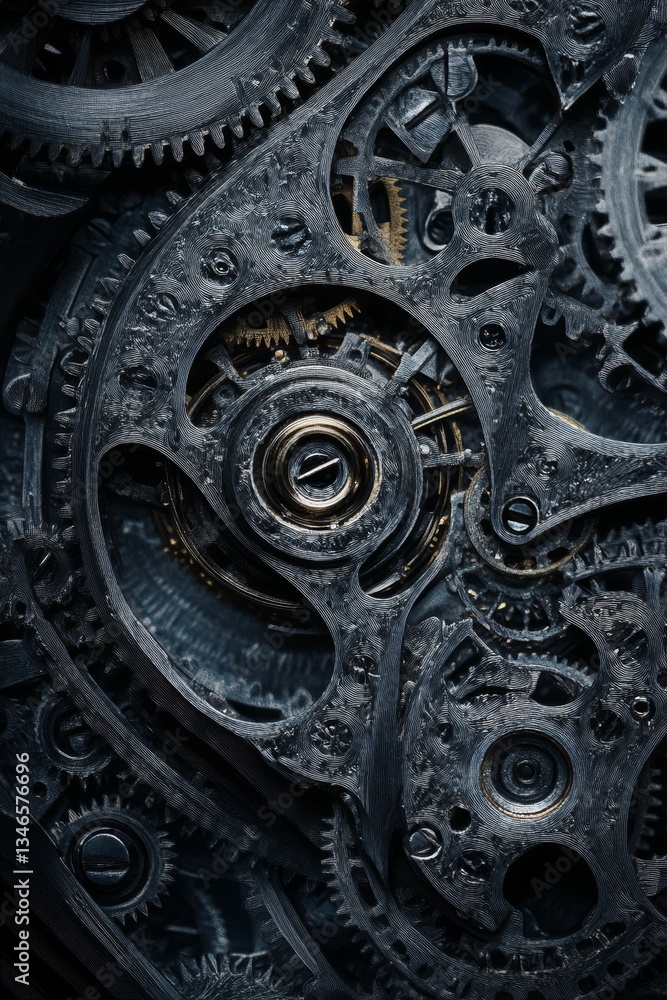 Intricate gears mechanism intricate detailed metal engineering Intricate gears mechanism intricate detailed metal engineering