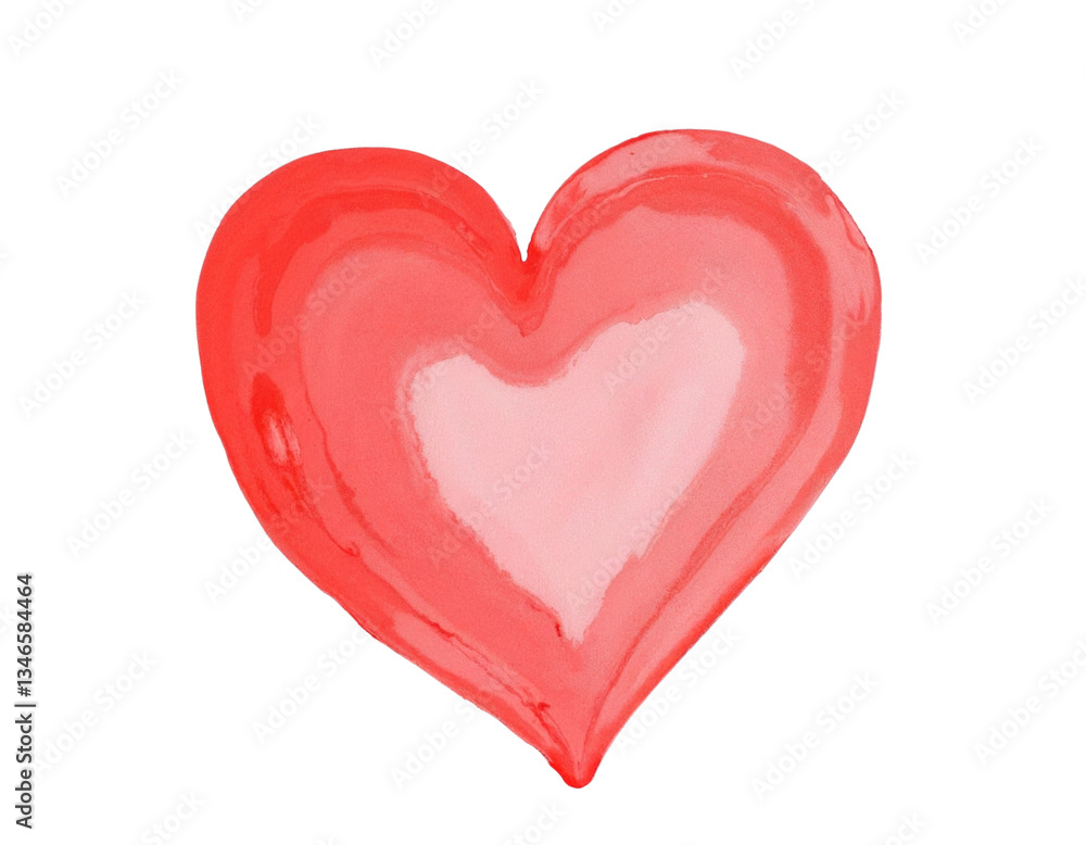 red heart on white background red heart on white background