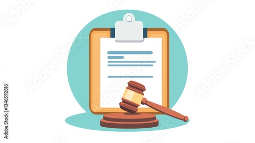 Legal document, gavel, justice,  illustration,  courtroom,  law,  judgement,  decision