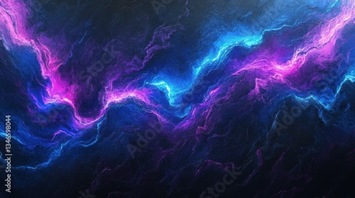 Abstract gradient background of electric storm with dark graphite transition and vibrant lightning patterns, perfect for design an