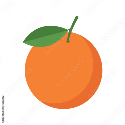 Orange vector icon , Orang fruit.