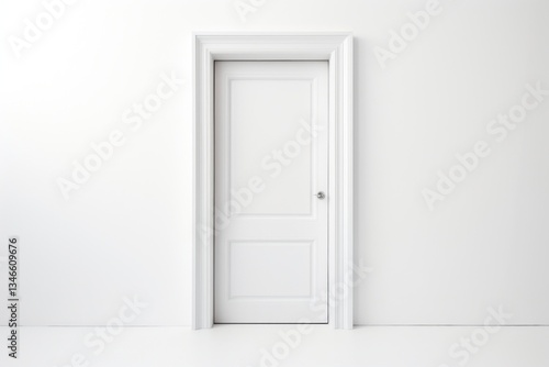 Wallpaper Mural White door white background architecture protection. Torontodigital.ca