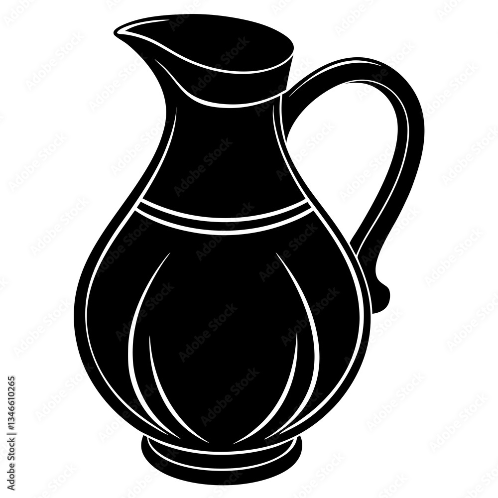 Sort-Jug Silhouette Vector Sort-Jug Silhouette Vector