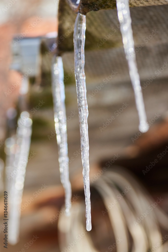 An ice floe in winter. Texture, natural formation An ice floe in winter. Texture, natural formation