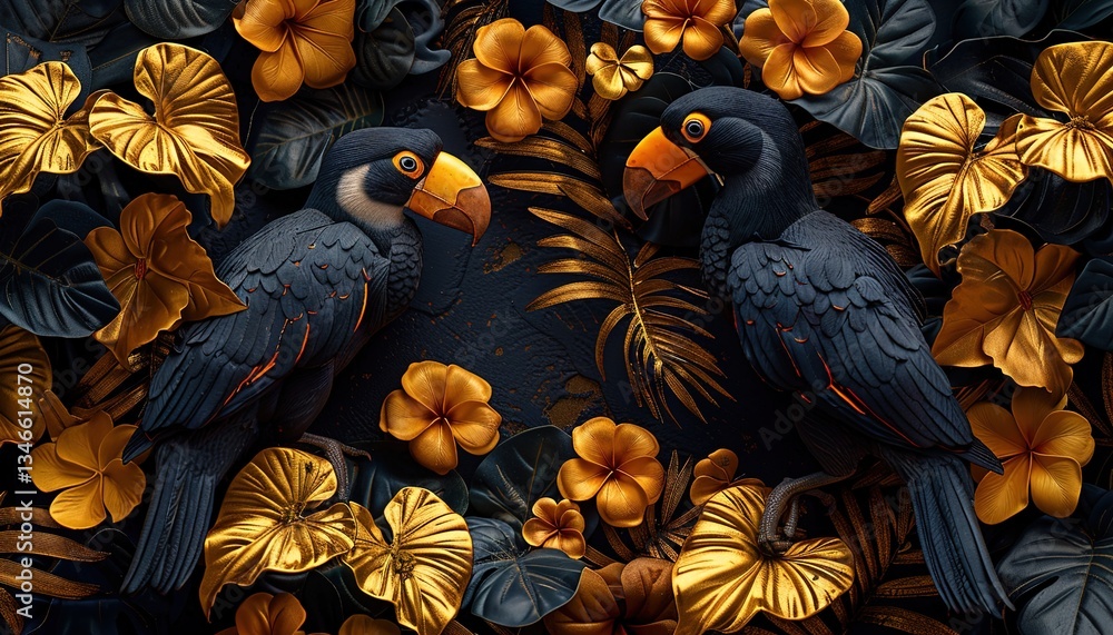 Fototapeta premium bird of paradise flower