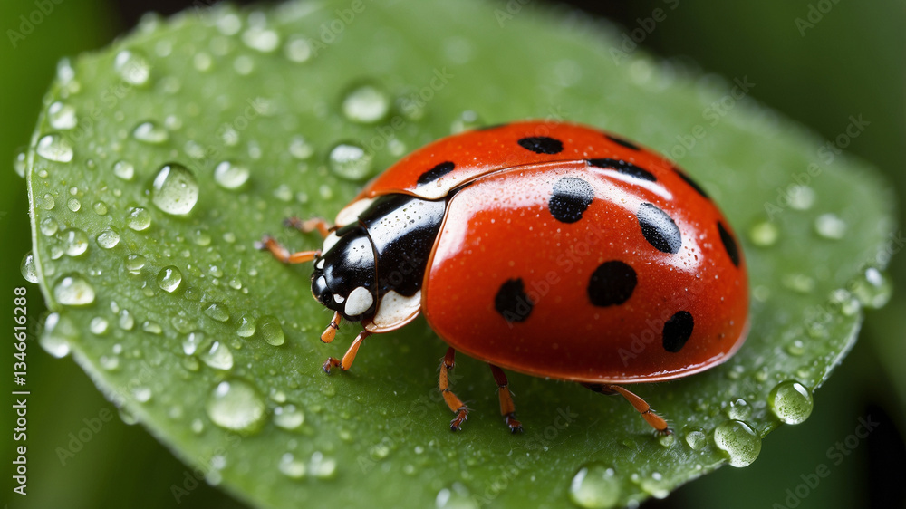 ladybug on leaf ladybug on leaf