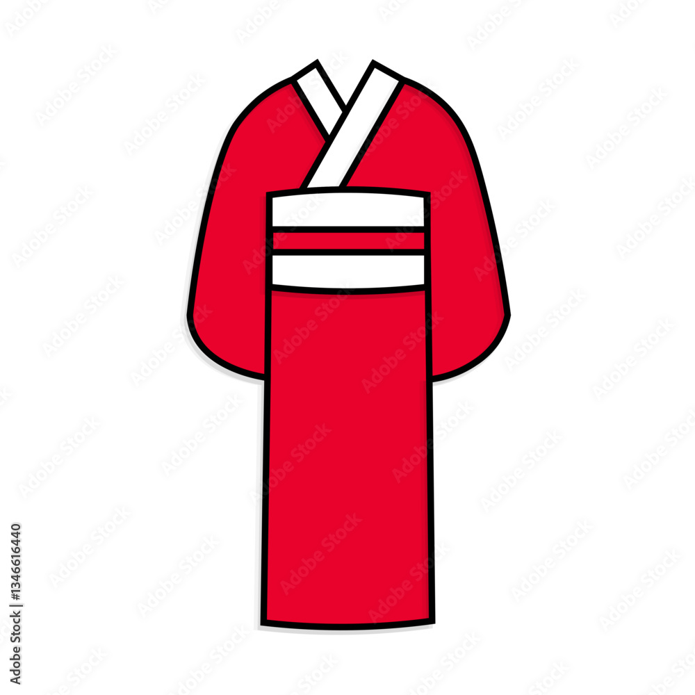 Yukata Kimono Icon Yukata Kimono Icon