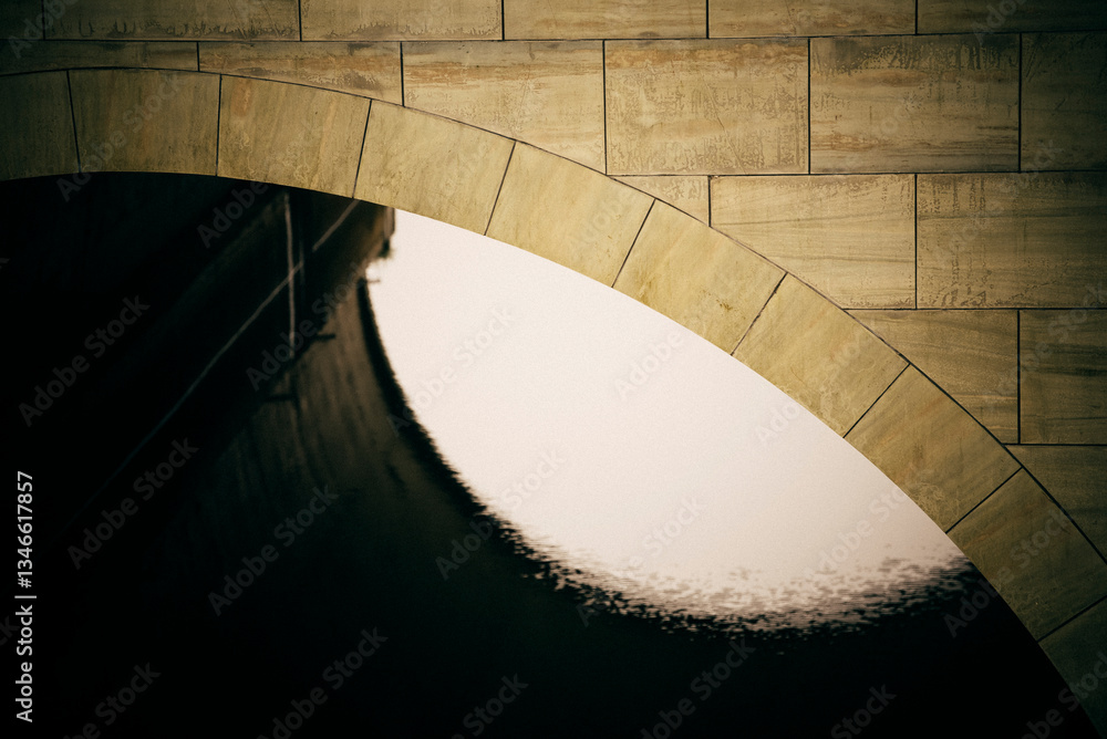 Obraz premium Various bridge buildings and urban roads