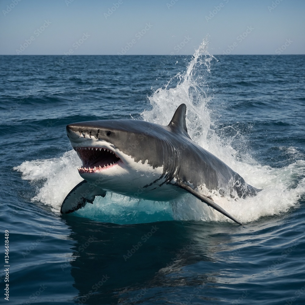 Fototapeta premium great white shark