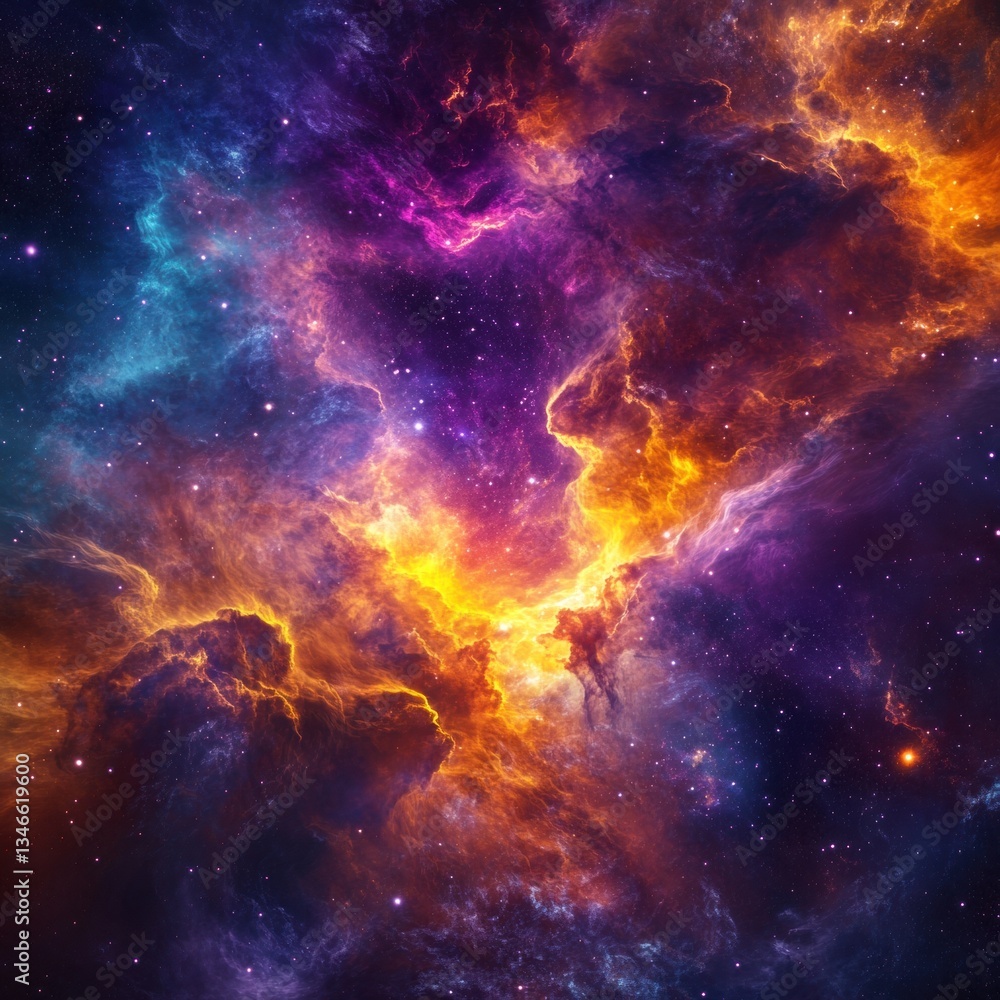 Fototapeta premium cosmic scene background 