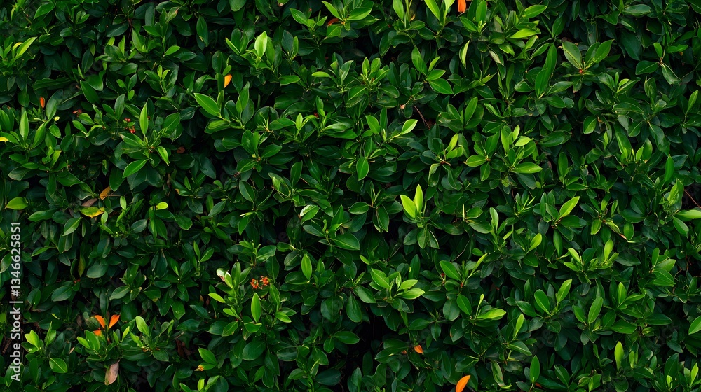 Lush Green Foliage Background Texture Dense Leaves Lush Green Foliage Background Texture Dense Leaves