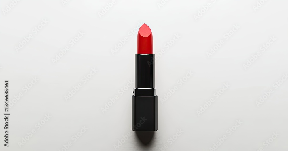 Red lipstick on white background (4) Red lipstick on white background (4)
