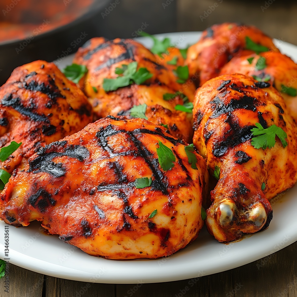 Grilled Chicken Drumsticks for Aromatic and Delicious. Grilled Chicken Drumsticks for Aromatic and Delicious.
