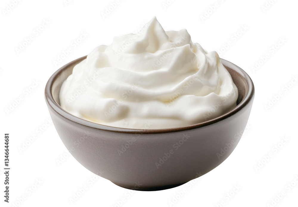 White bowl of mayonnaise isolated on a white background, png White bowl of mayonnaise isolated on a white background, png