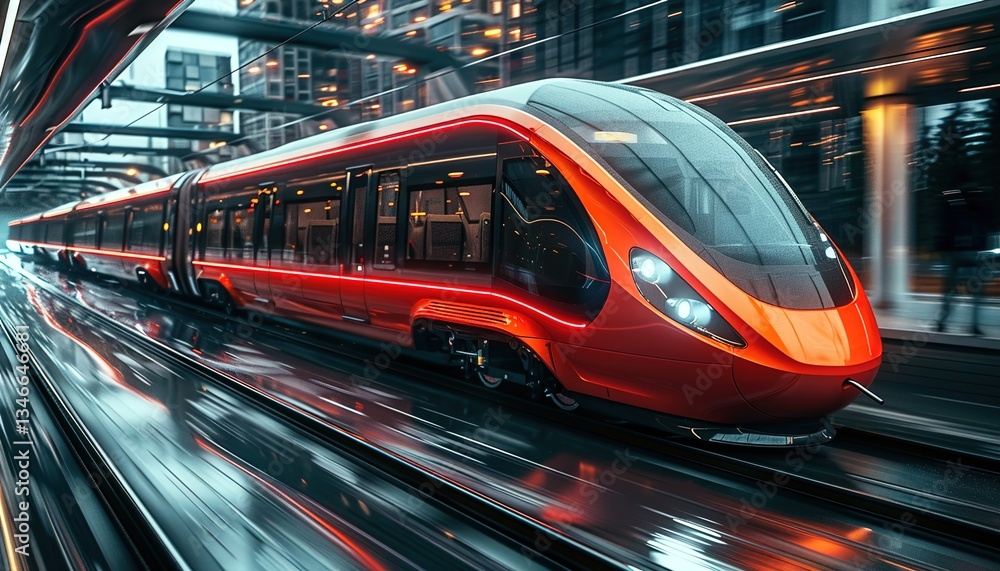 Fototapeta premium train in motion