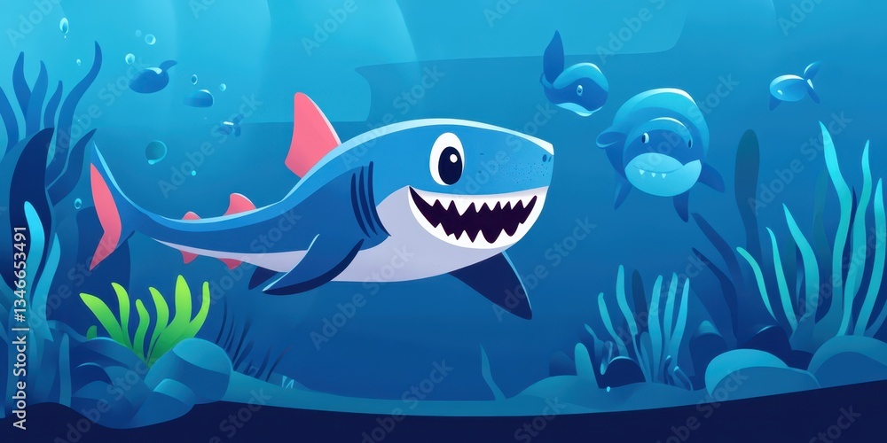 Obraz premium Ocean Predator Banner