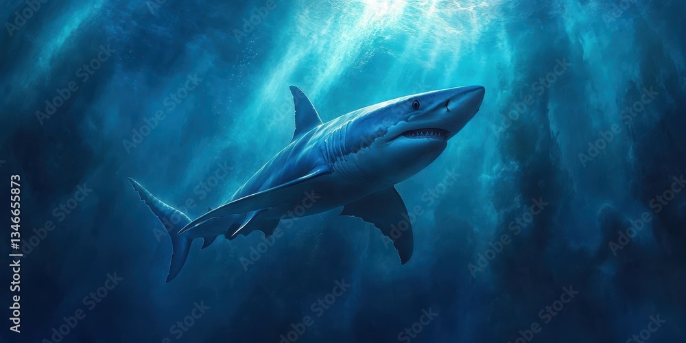 Obraz premium Ocean Predator Banner