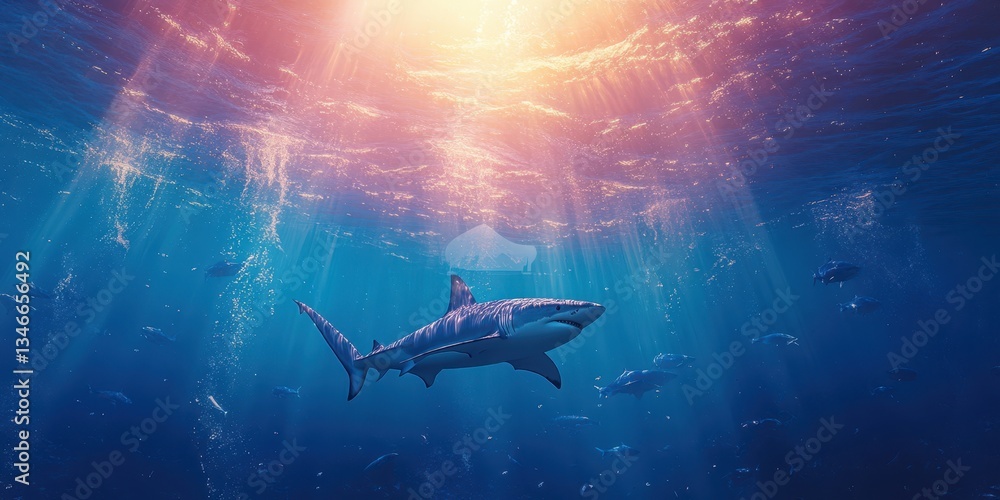 Obraz premium Ocean Predator Banner