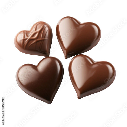 heart shaped chocolate candies