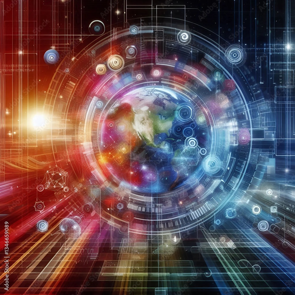 Obraz premium Advancing AI and IoT Integration: Revolutionizing Smart Technologies for Future Innovation 