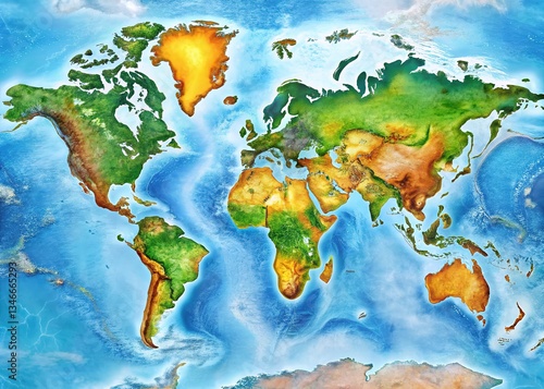 Earth Map PNG World Globe High Resolution