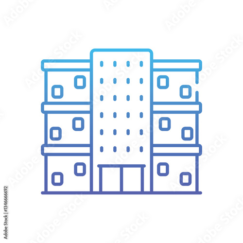 Apartment Vector icon