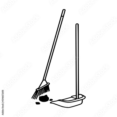 cleaning tools outline