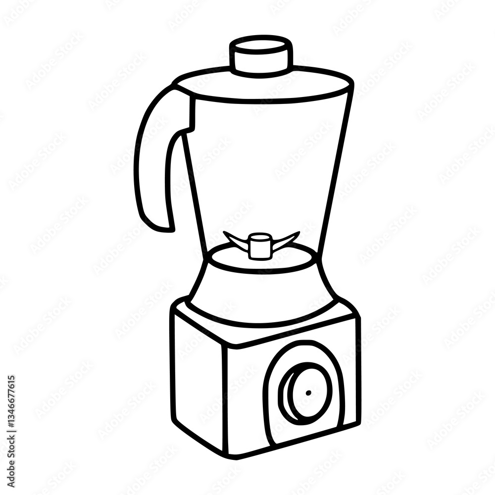 Obraz premium kitchen blender graphic