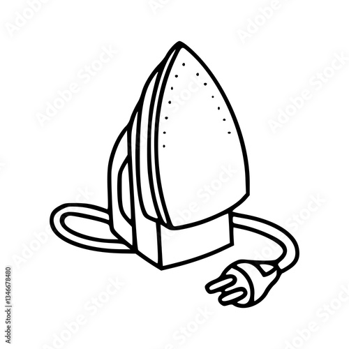 household iron vector design