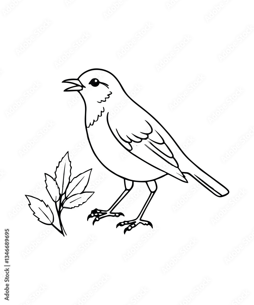 Obraz premium American robin 