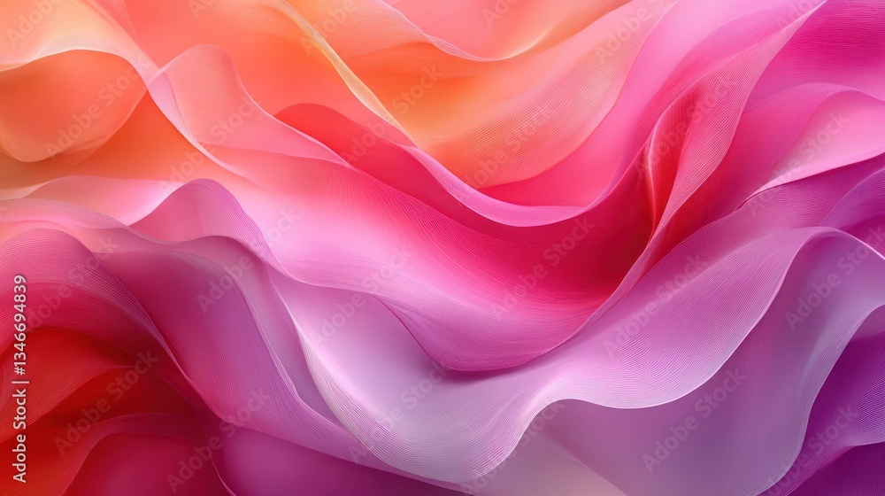 Fototapeta premium Abstract colorful wave background.
