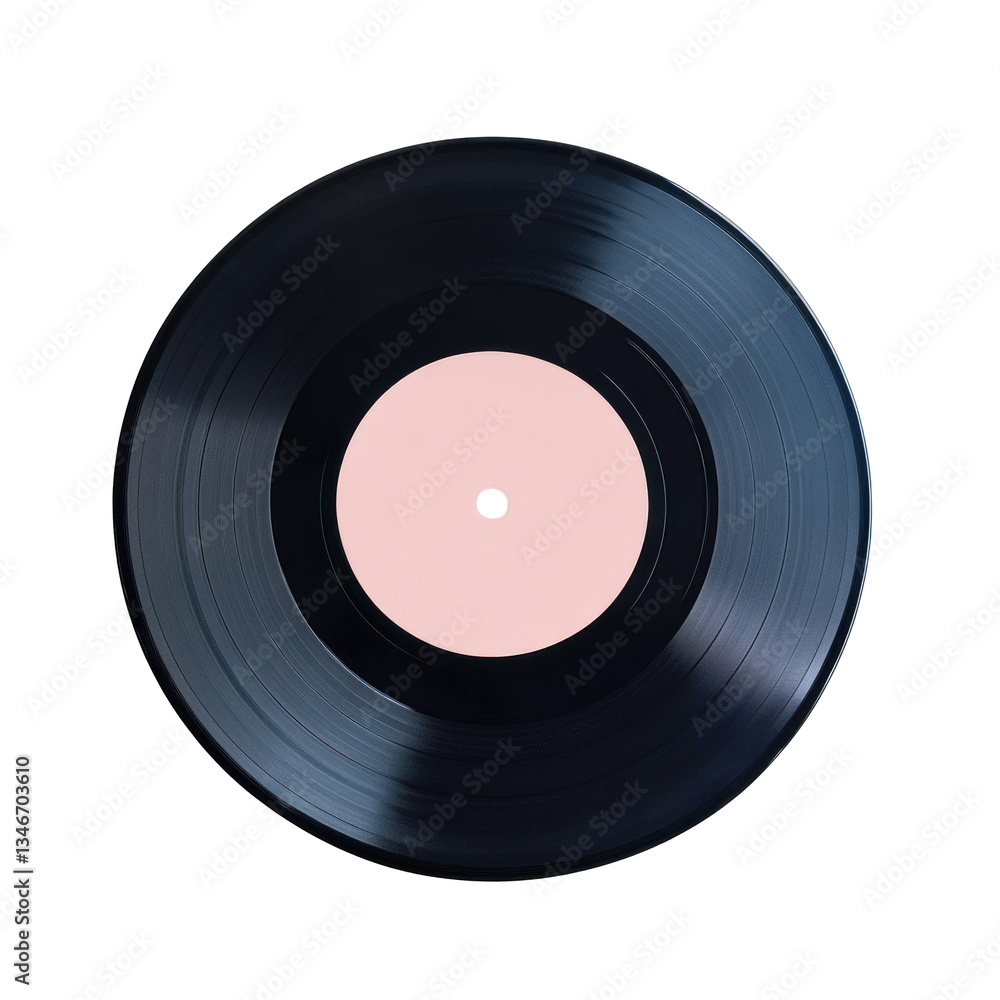 Obraz premium vinyl record isolated on white