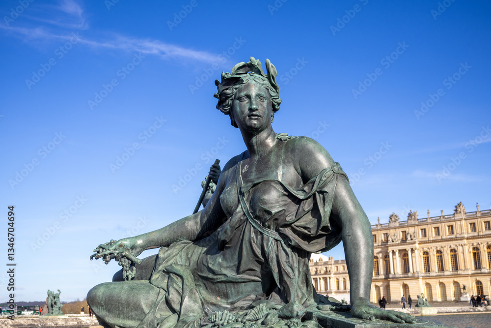 sculpture in the park of the Palace of Versailles sculpture in the park of the Palace of Versailles