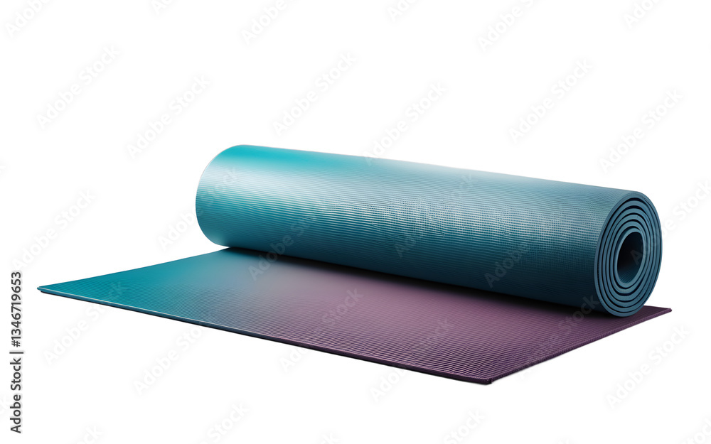 Yoga mat isolated on a empty plain background Yoga mat isolated on a empty plain background