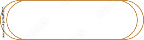 Minimalist aesthetic linear frame