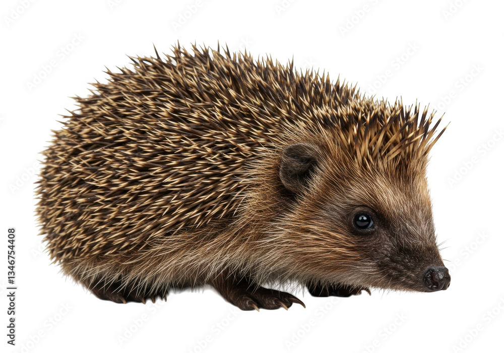 A hedgehog on a transparent background A hedgehog on a transparent background