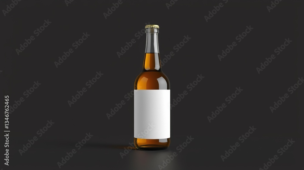 Blank Bottle Mockup for Graphic Design, Versatile Design Concept Blank Bottle Mockup for Graphic Design, Versatile Design Concept