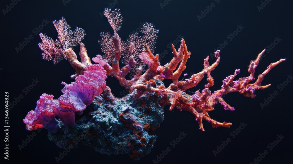 Fototapeta premium Vibrant Coral Reef Ecosystem