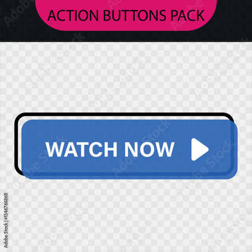 Colorful web buttons set Isolated on transparent background. Vector icons set. Call to action buttons; Read More, learn more, buy now, download, watch now, book more colorful button set