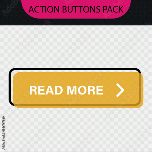 Colorful web buttons set Isolated on transparent background. Vector icons set. Call to action buttons; Read More, learn more, buy now, download, watch now, book more colorful button set