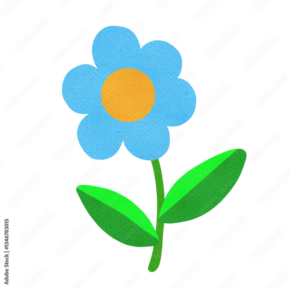 Naklejka premium vector illustration of a flower