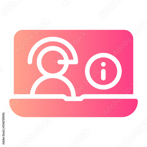 telework gradient icon