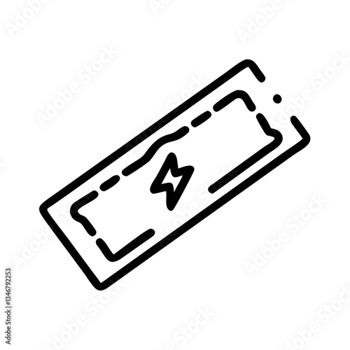 Mana or energy bar icon representing resource management in gaming
