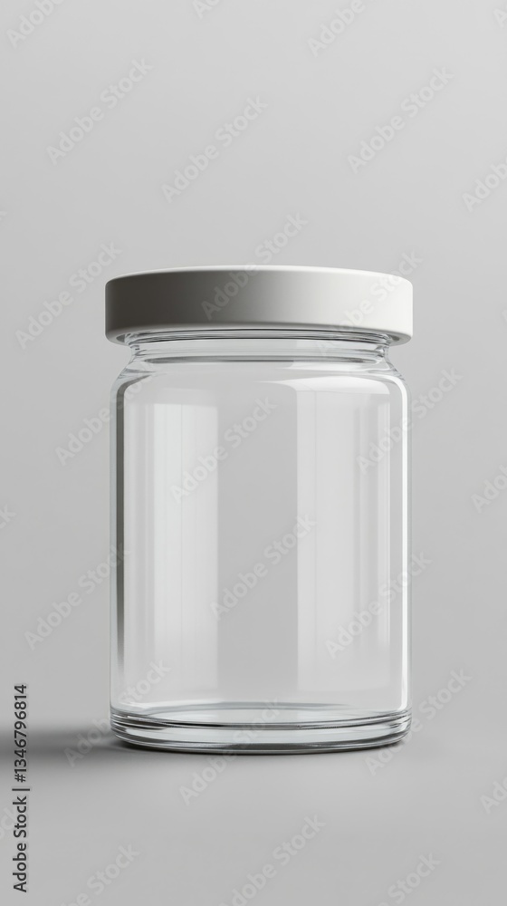 Small peptide jar mockup isolated on a gray background, perfect for branding. Small peptide jar mockup isolated on a gray background, perfect for branding.