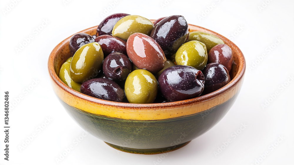 Fresh Olives in a Bowl – A Delicious and Healthy Snack, Featuring a Variety of Olives, Perfect for Mediterranean Cuisine Fresh Olives in a Bowl – A Delicious and Healthy Snack, Featuring a Variety of Olives, Perfect for Mediterranean Cuisine