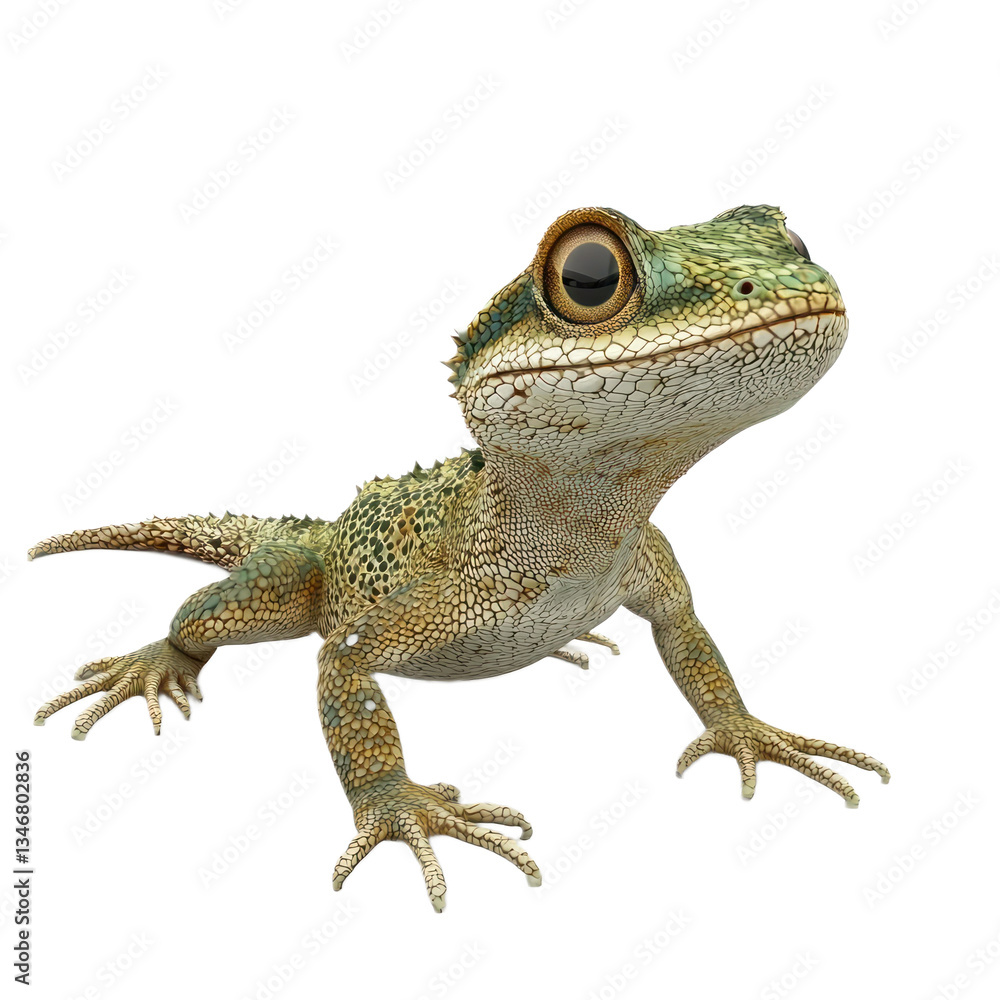 Fototapeta premium 3D icon of Malo kingi (Irukandji species) isolated on transparency background