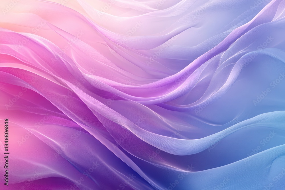 Obraz premium Abstract gradient background with pastel purple, pink, and white, blue, purple, and pink, featuring a simple and minimalistic, ideal for modern and elegant designs.