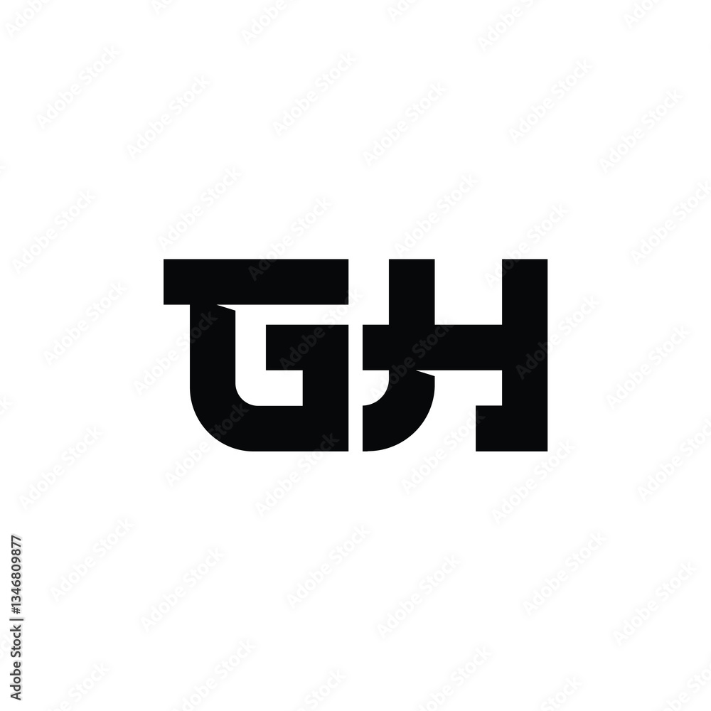 GH monogram logo design letter text name symbol monochrome logotype alphabet character simple logo GH monogram logo design letter text name symbol monochrome logotype alphabet character simple logo