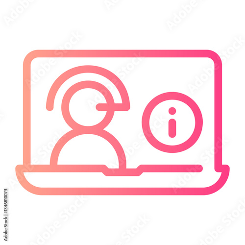 telework gradient icon